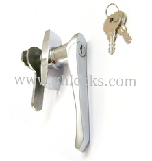 Porcellana La L-chiusura della serratura a chiave della maniglia con la maniglia del Governo di chiavi chiude per la serratura luminosa di Chrome del contenitore di metallo fornitore