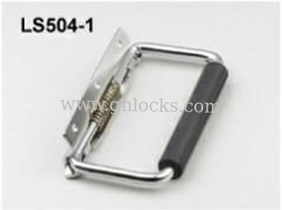 Porcellana Maniglia industriale d'acciaio del gabinetto delle maniglie di porta di Chrome-placcatura luminosa LS504-1, maniglia di porta fornitore